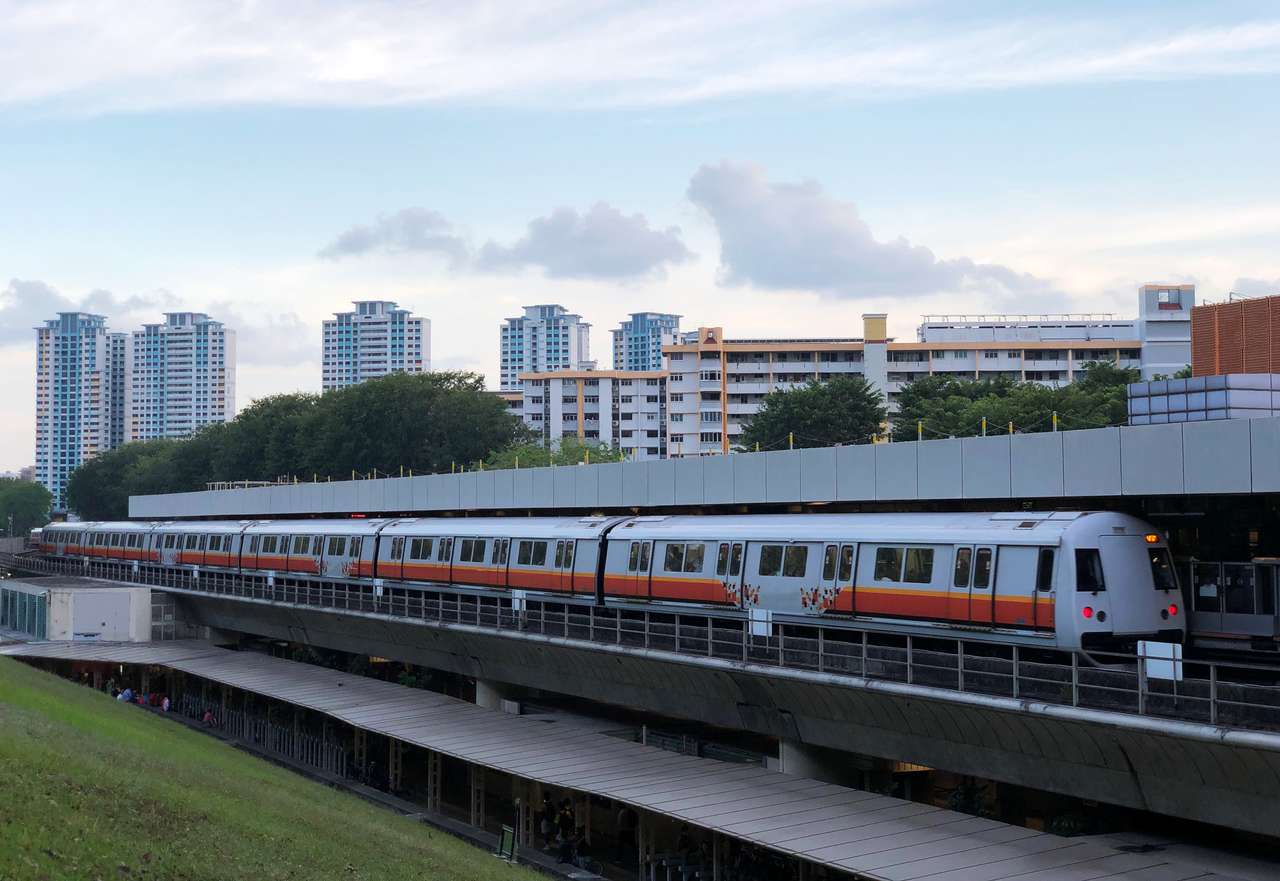 Singapore Mass Rapid Train pussel på nätet