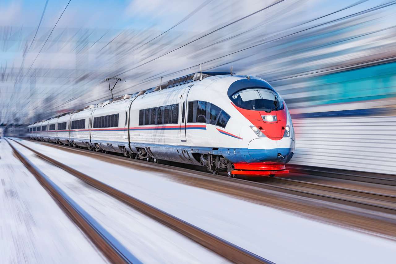 Vysokorychlostní vlak online puzzle