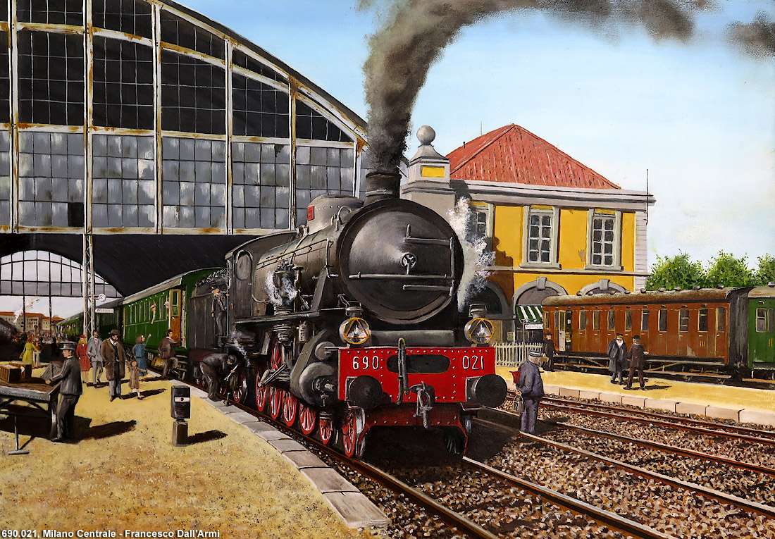 Σιδηροδρομική ζωγραφική 4 παζλ online