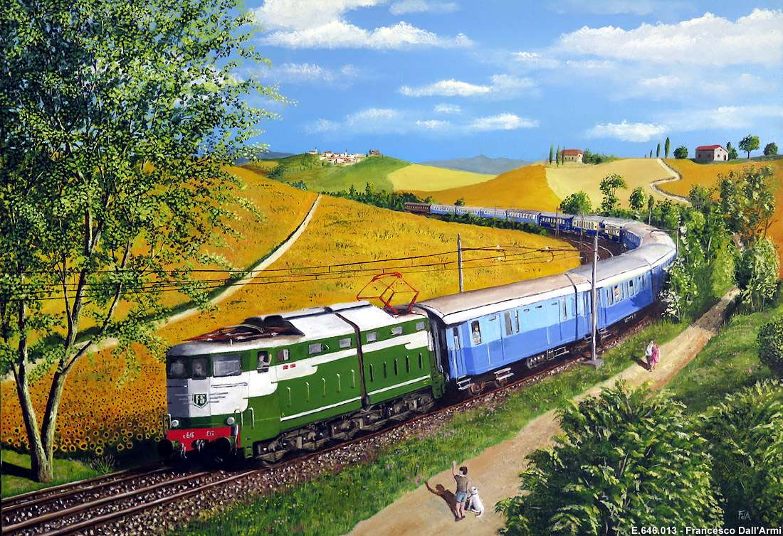 Pintura ferroviária 10. quebra-cabeças online