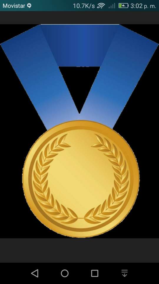 Medalha de ouro puzzle online