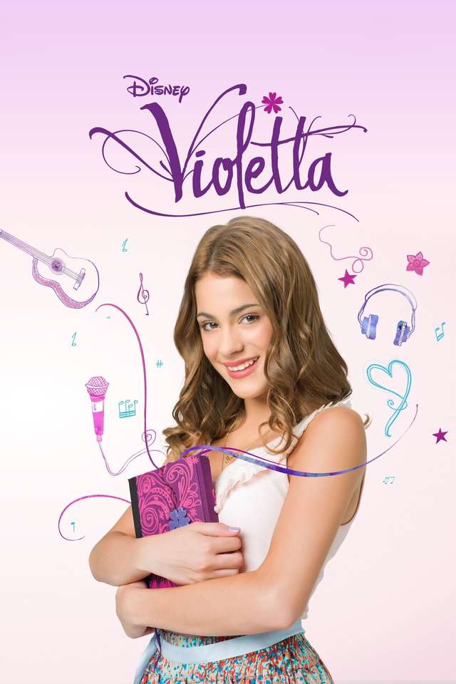 Une de mes séries préférées Violetta puzzle en ligne