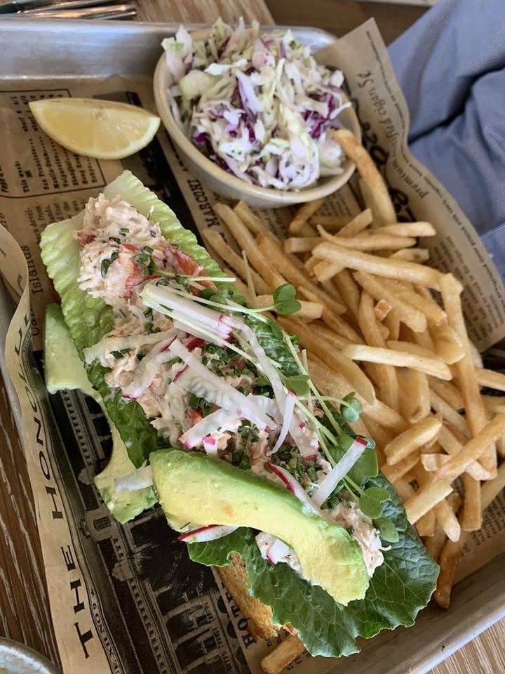 Lobster Roll with Fries & Slaw jigsaw puzzle online