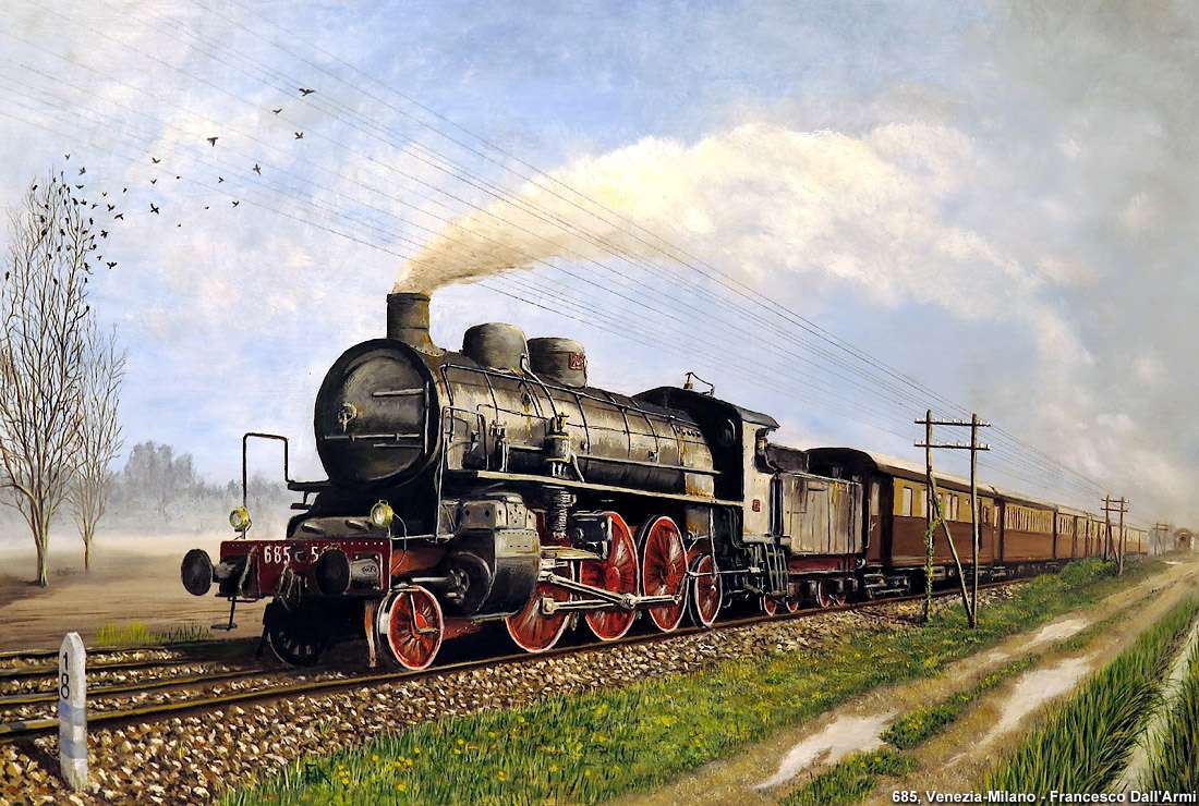 Σιδηροδρομική ζωγραφική 11 online παζλ
