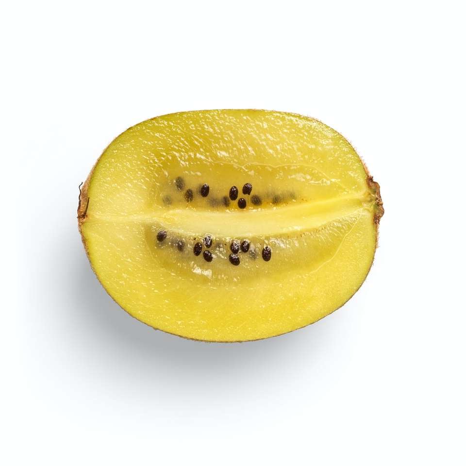 Κίτρινο λεμόνι φρούτα με λευκό φόντο online παζλ