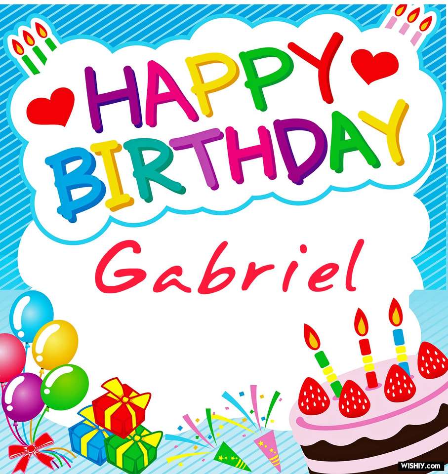 gabriel születésnapja online puzzle