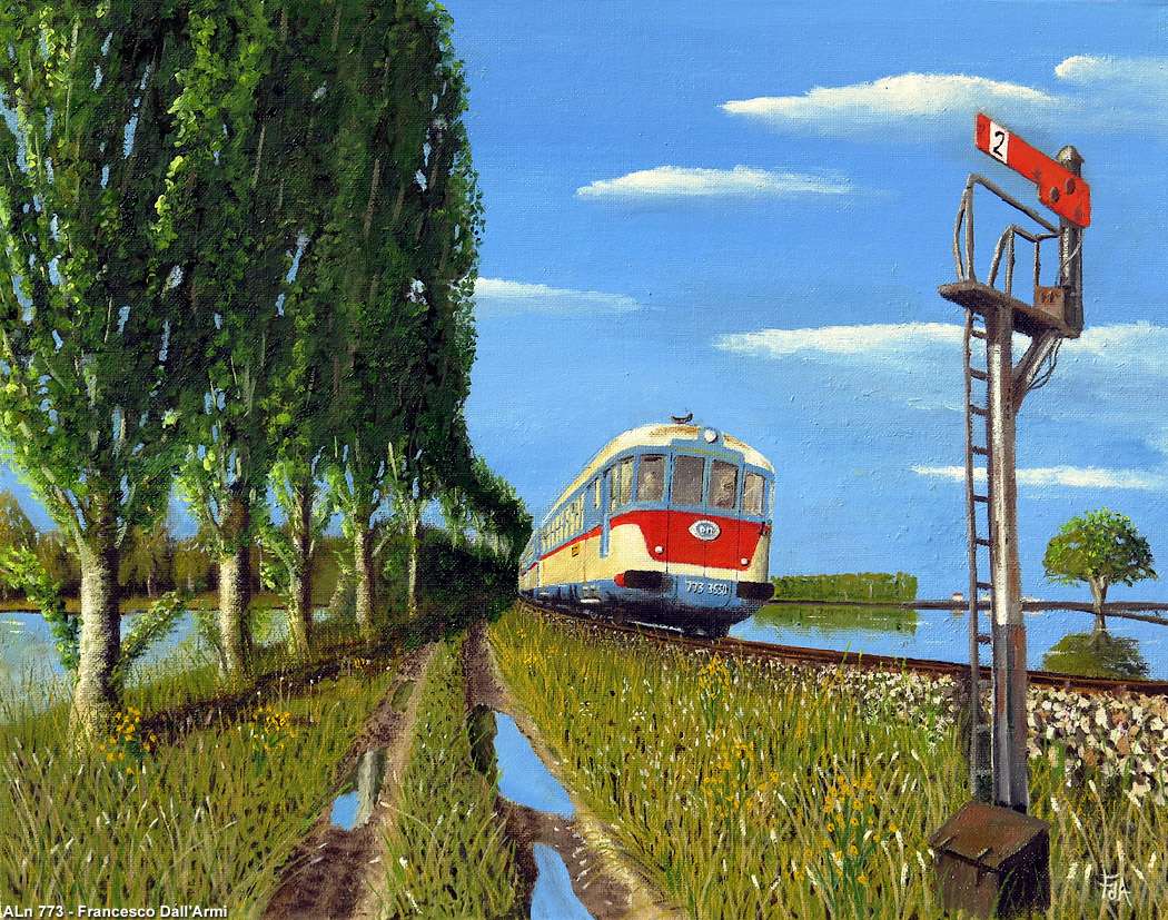 Σιδηροδρομική ζωγραφική 13 online παζλ
