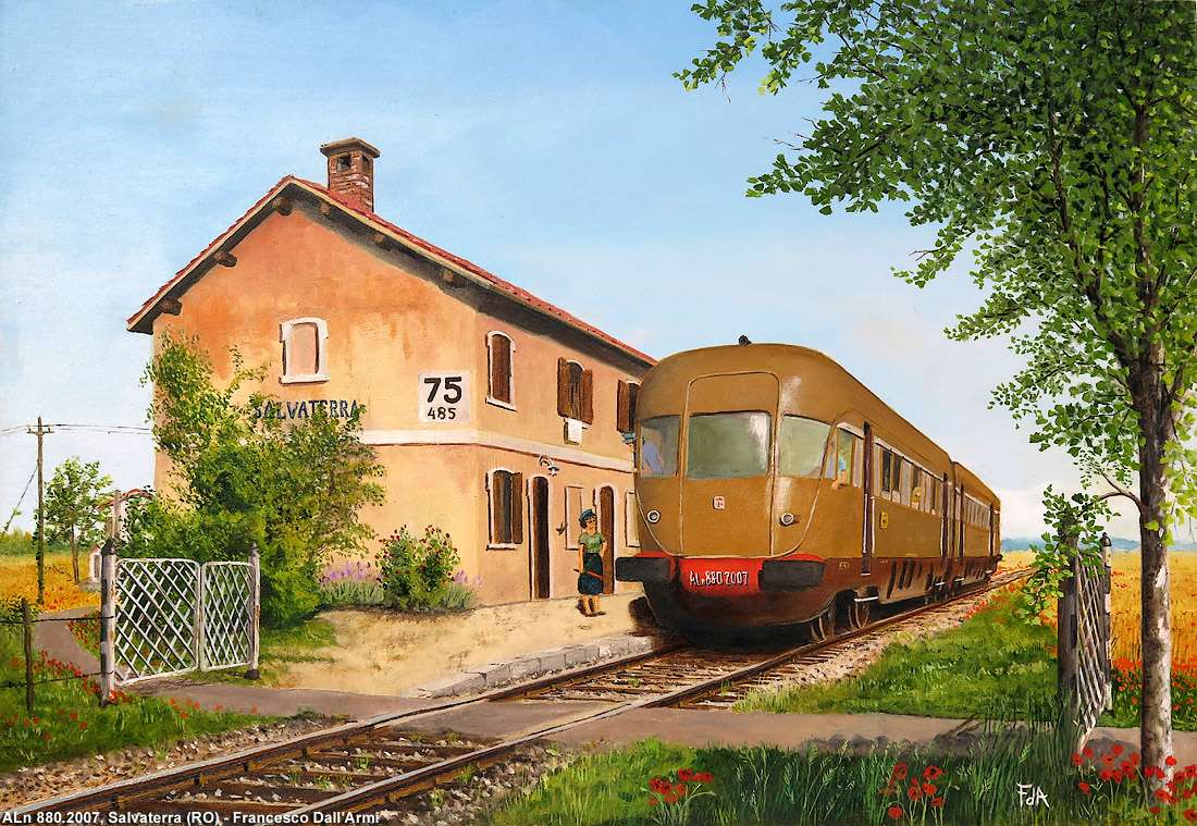 Rail schilderij 14 legpuzzel online