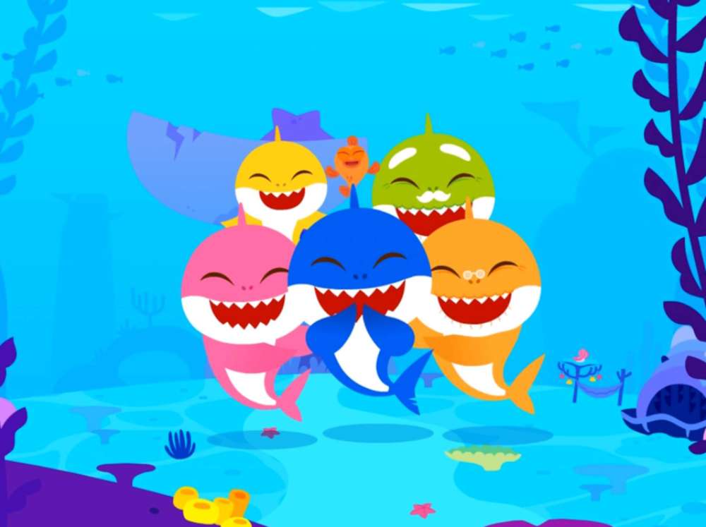 O nouă casă pentru familia rechinului puzzle online