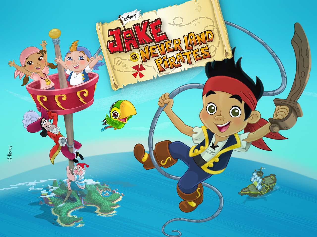 Jake und die Piraten Puzzlespiel online