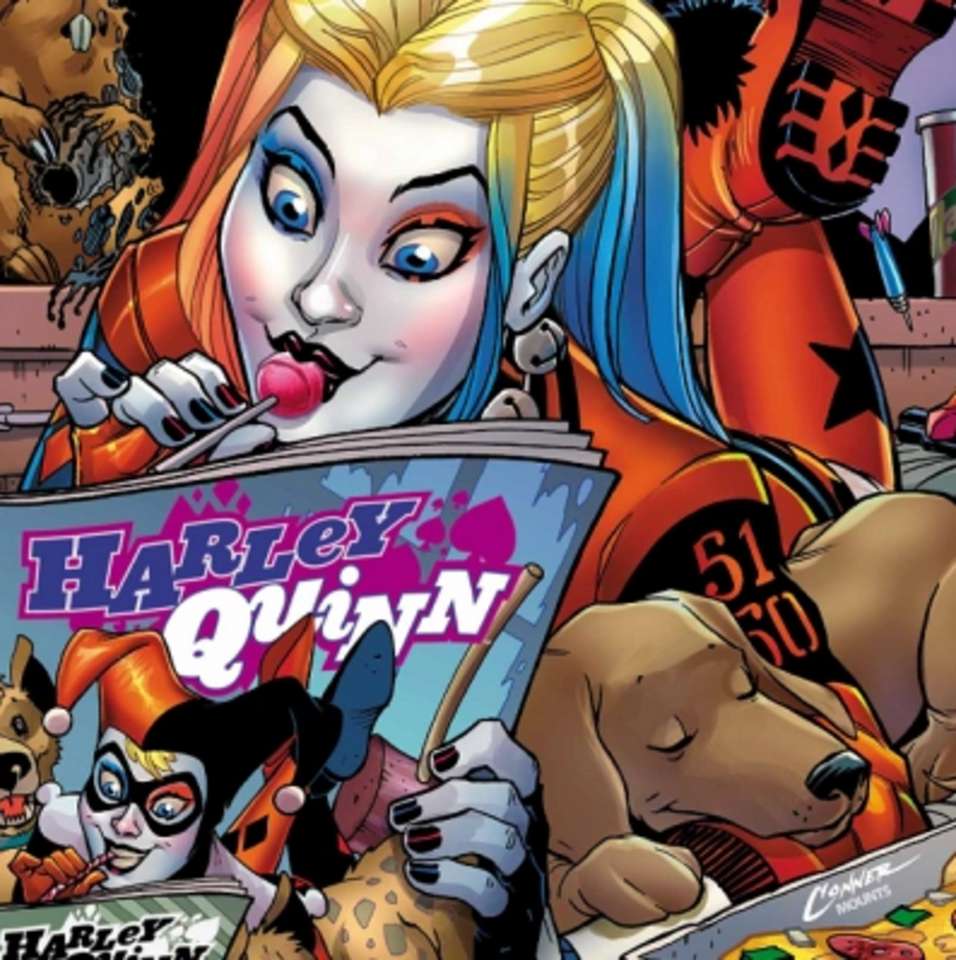 Tiempo cómico de Harley Quinn rompecabezas en línea