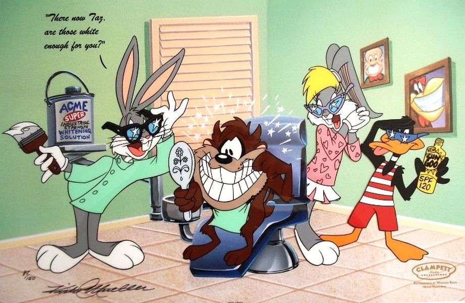 Looney Tunes Crazy Melodies online puzzle