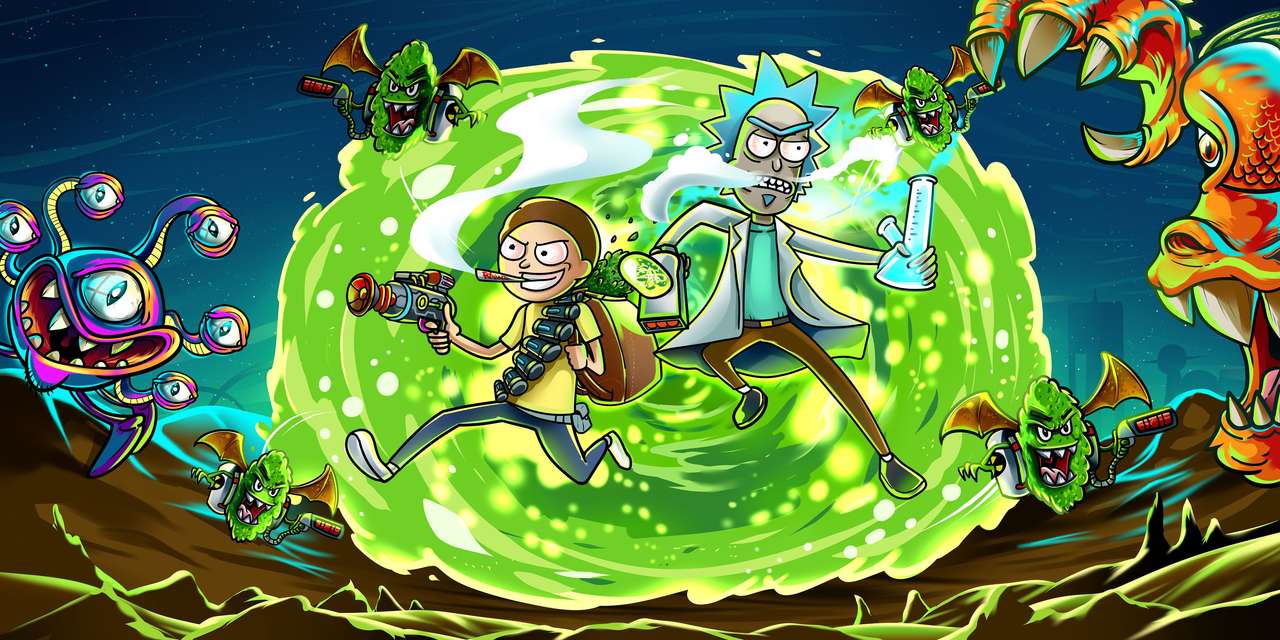 Rick und Morty. Puzzlespiel online