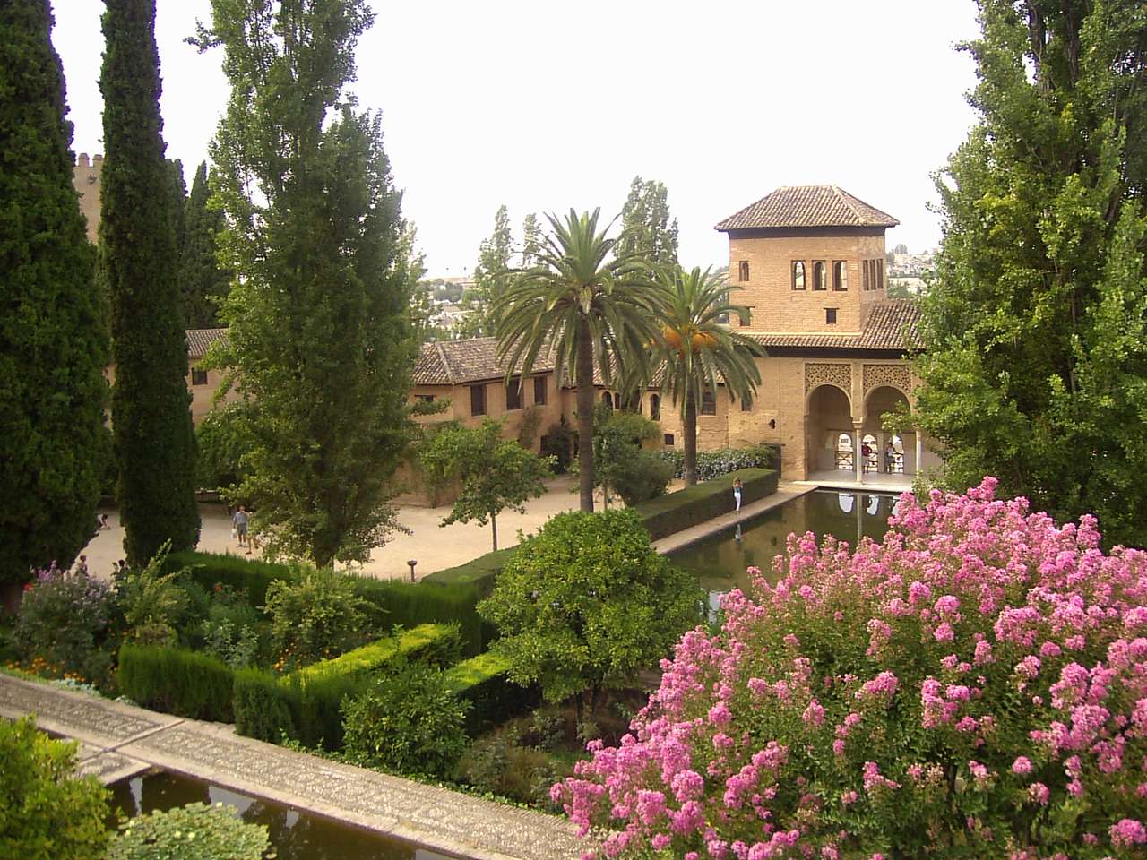 Alhambra Granada. Puzzlespiel online