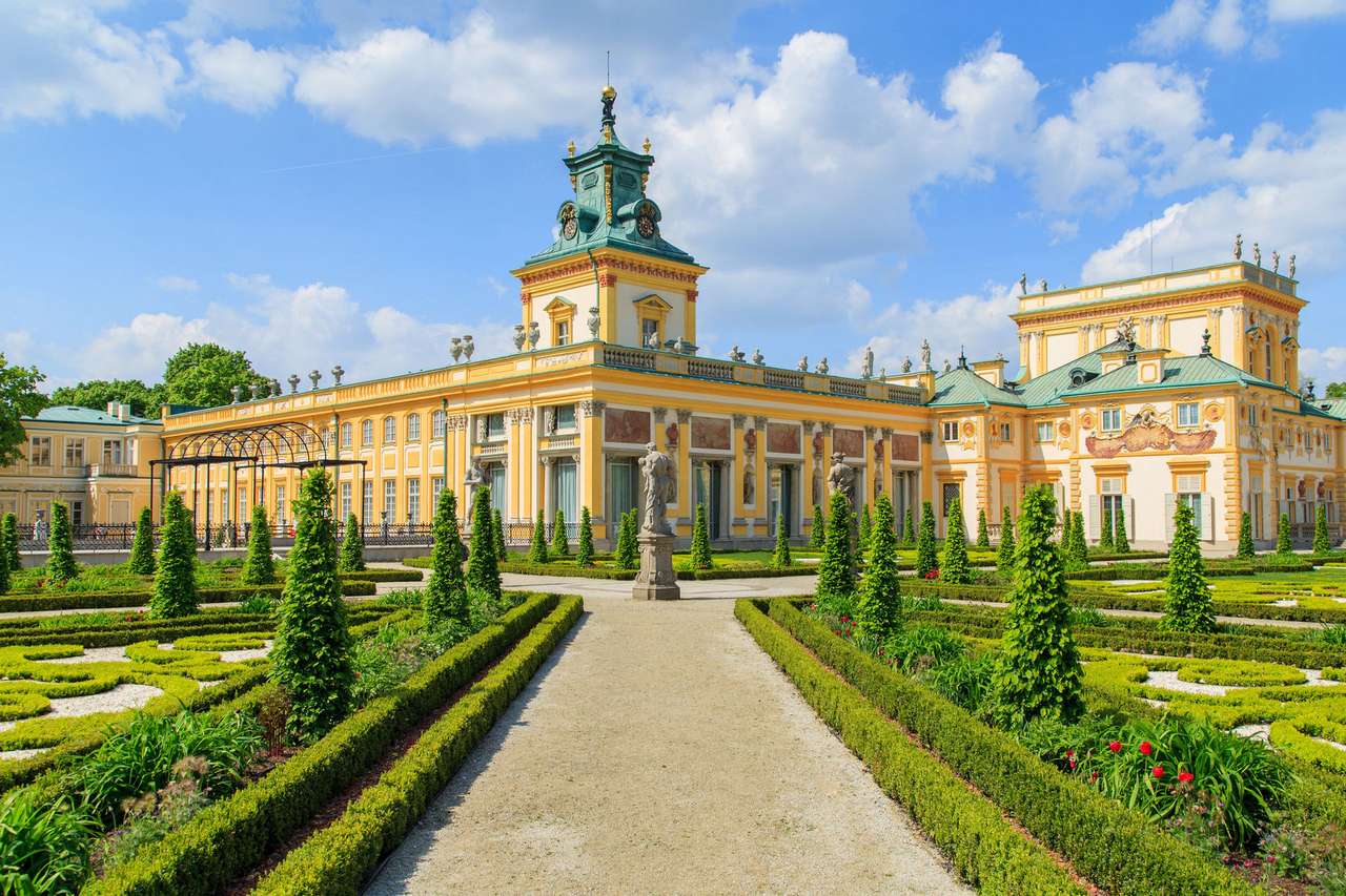 Palace ve Wilanów. online puzzle