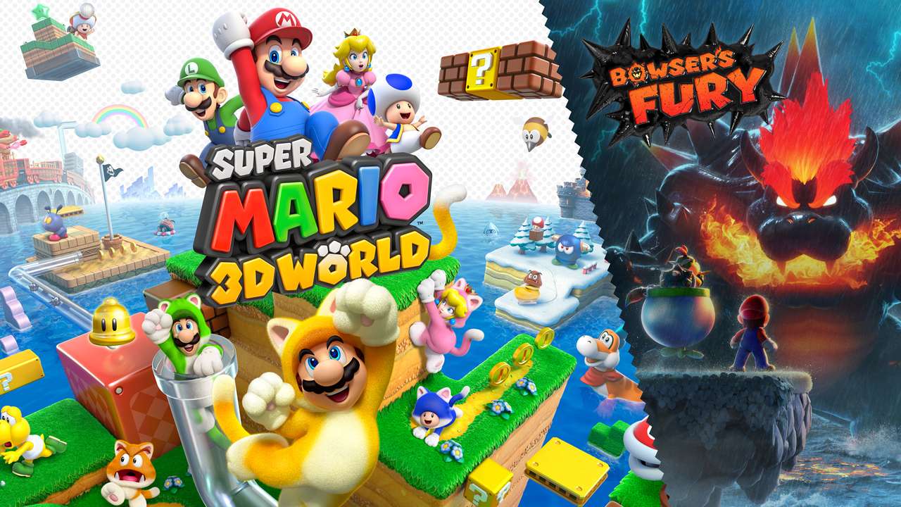 Mario 3d κόσμο. παζλ online