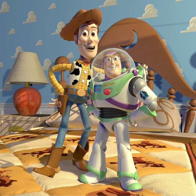 Team Toy Story pussel på nätet