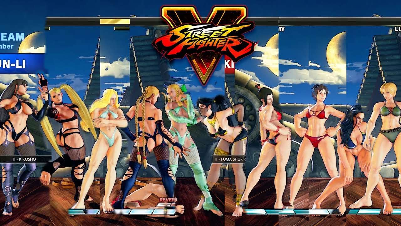 Героїні Street Fighter онлайн пазл