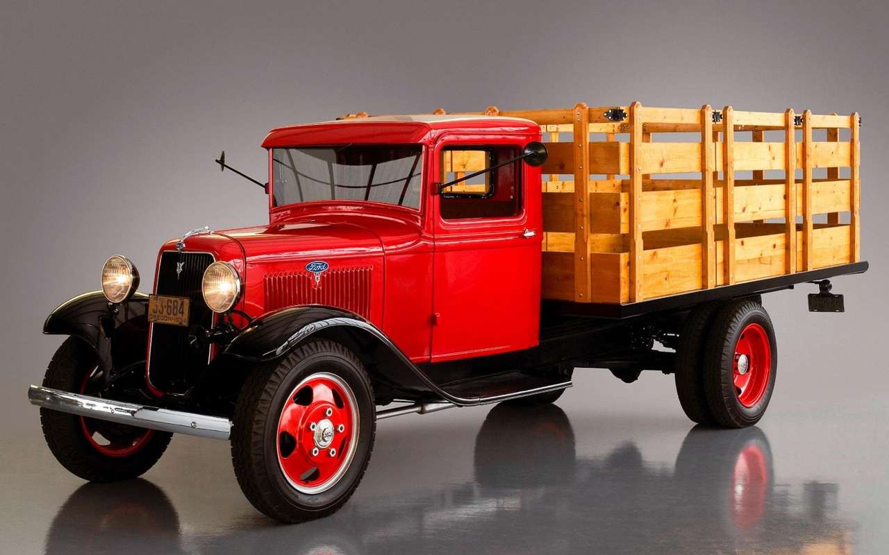 Camion del palo del 1934 Ford Model BB puzzle online