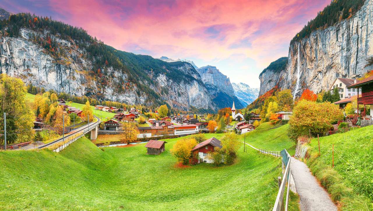 Krajina Švýcarska skládačky online