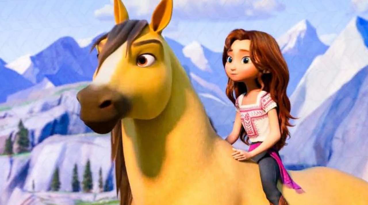 Ein Mädchen und ihr Mustang Puzzlespiel online