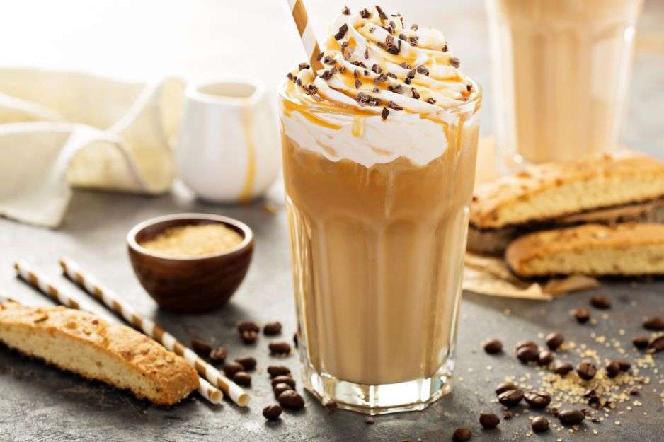 Fagyasztott kávé tejszínhabbal kirakós online