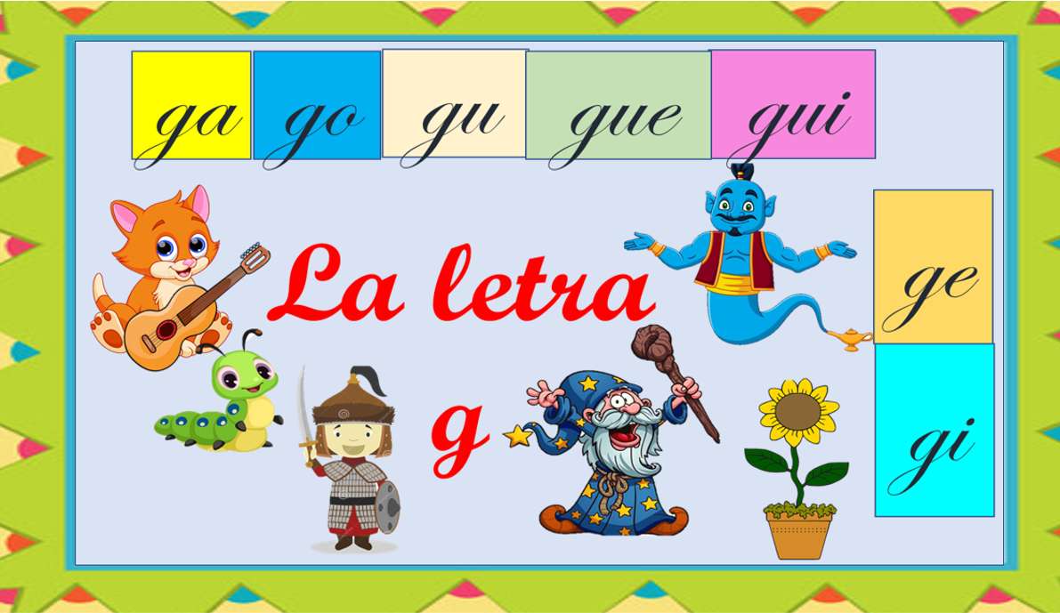 LA LETTERA G puzzle online
