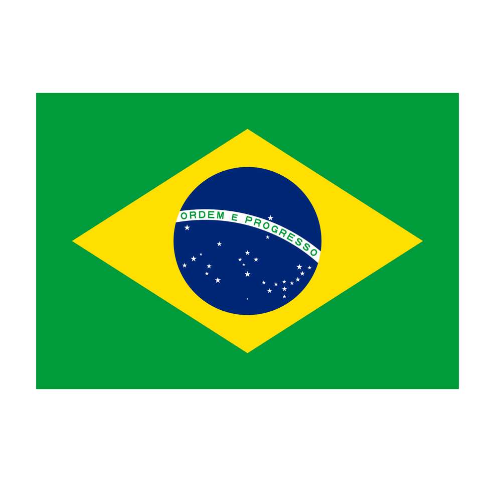 Vlag van Brazilië online puzzel