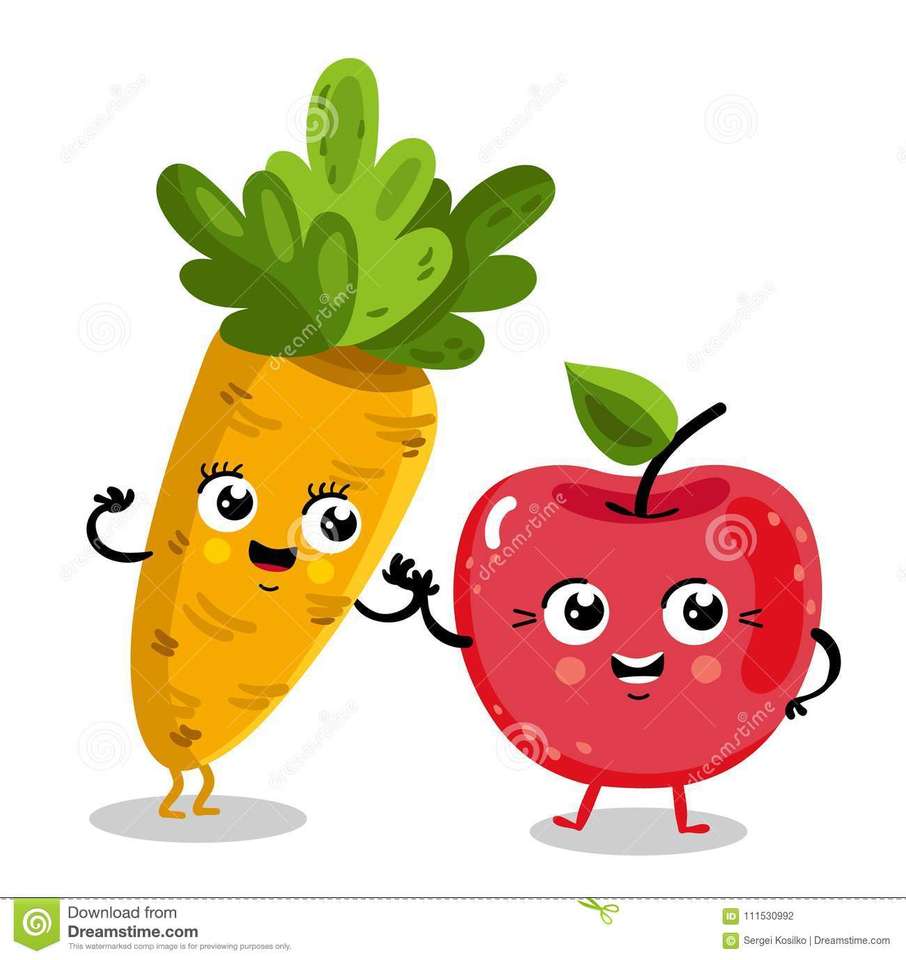 Frutas e verduras puzzle online