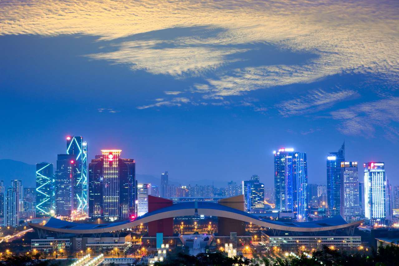 Shenzhen zona economică specială, China puzzle online