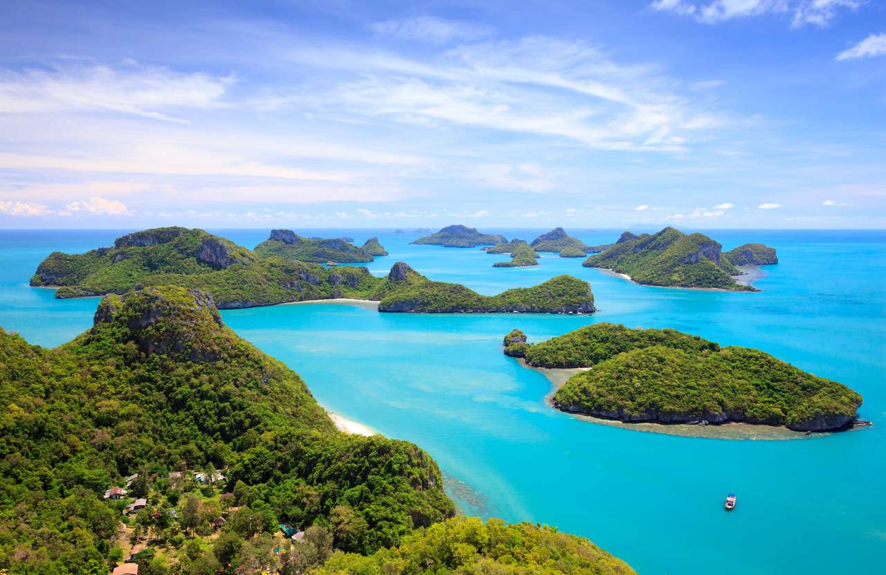 Angthong national marin park, Thailand pussel på nätet