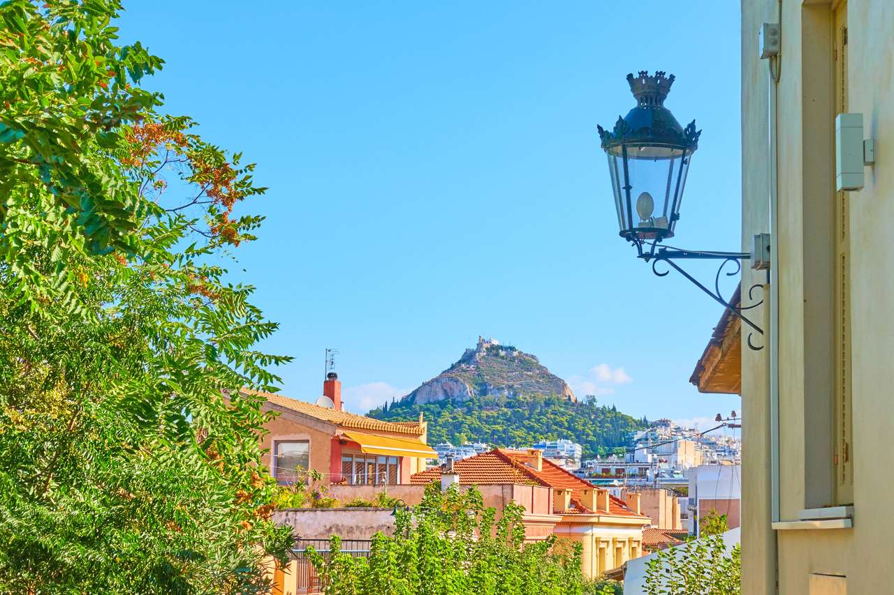 Kilátás Athén város, Görögország online puzzle