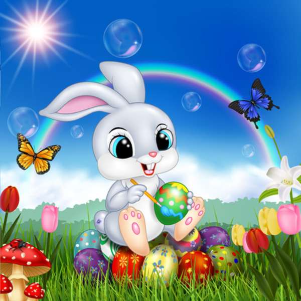 Easter Bunny # 2 jigsaw puzzle online