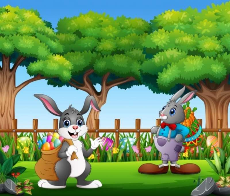 Easter Bunnies # 3 jigsaw puzzle online