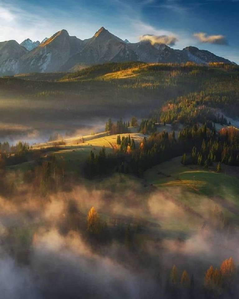 Herfst in de Tatra. legpuzzel online