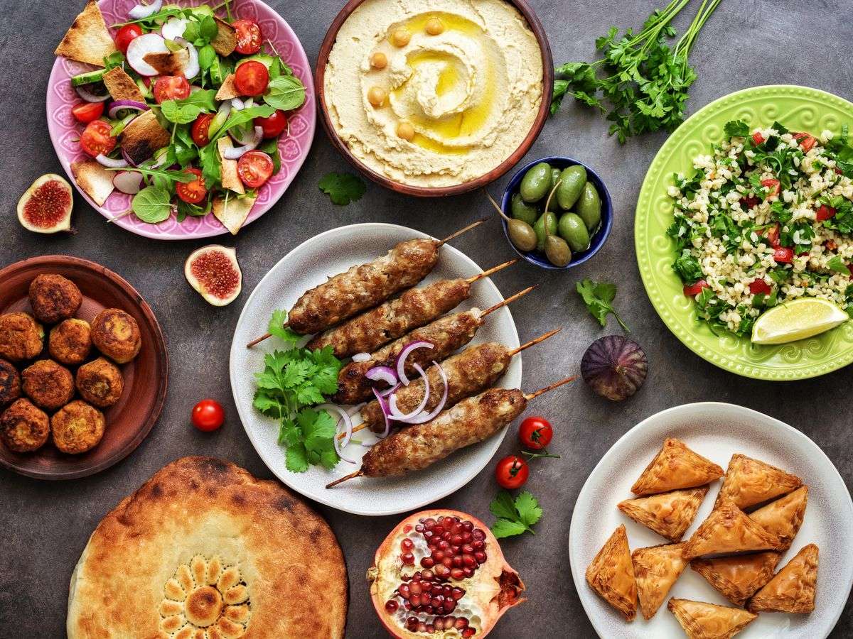 Δείπνο Μέσης Ανατολής online παζλ