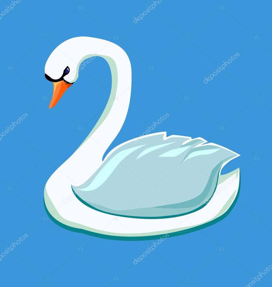 SWAN DRAWING jigsaw puzzle online