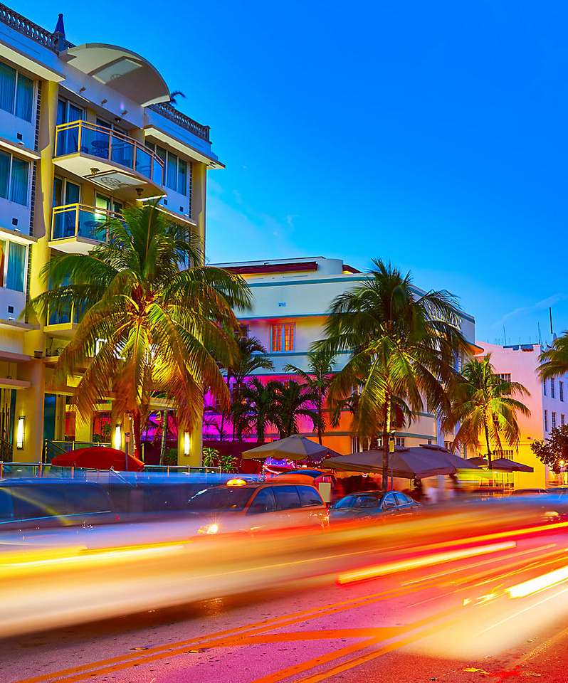 Florida colorida- Miami rompecabezas en línea