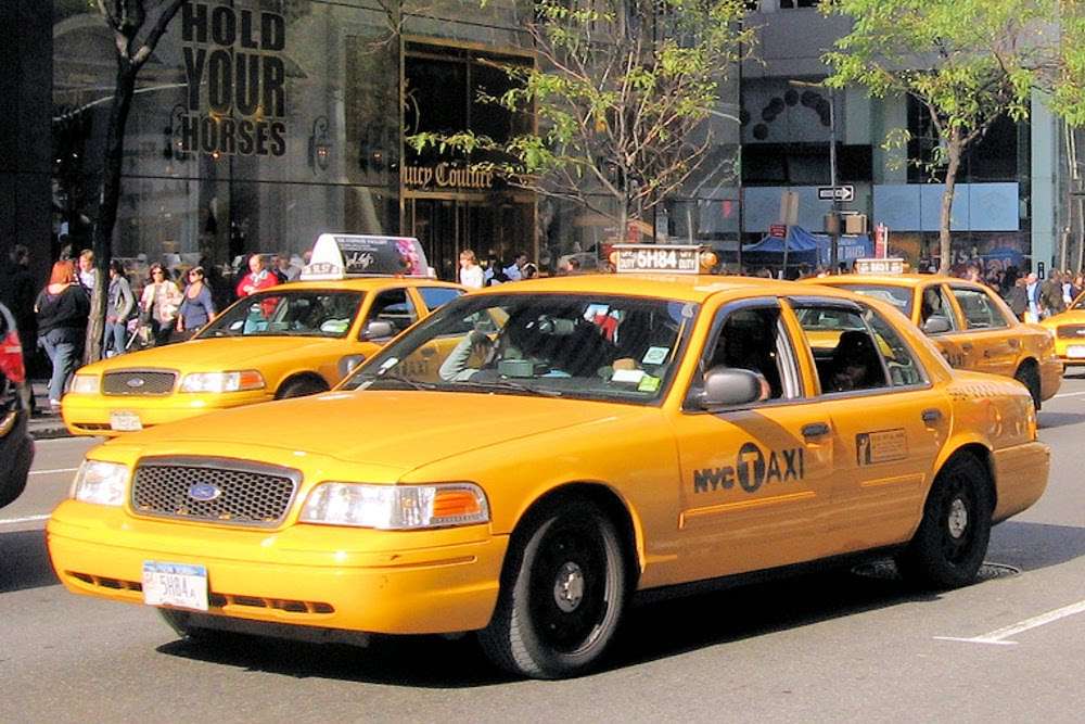 Táxis amarelos da cidade de Nova York quebra-cabeças online