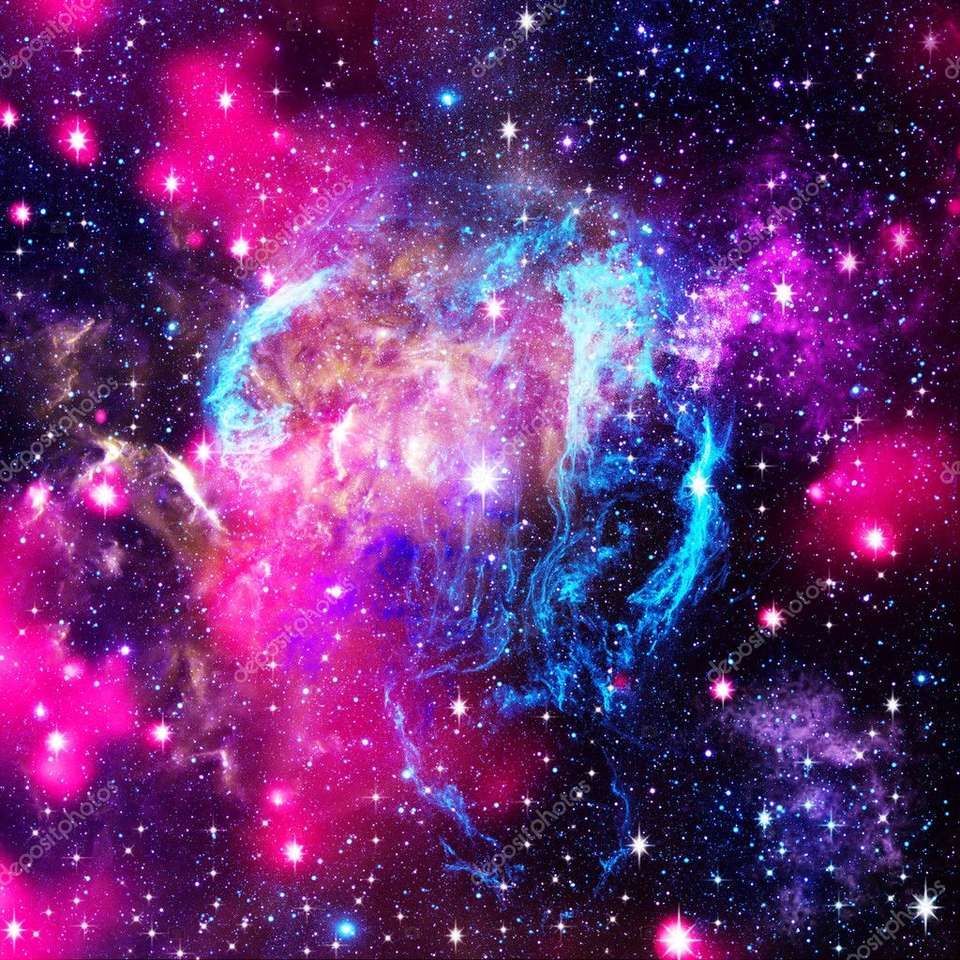 Виолетова галактика онлайн пъзел