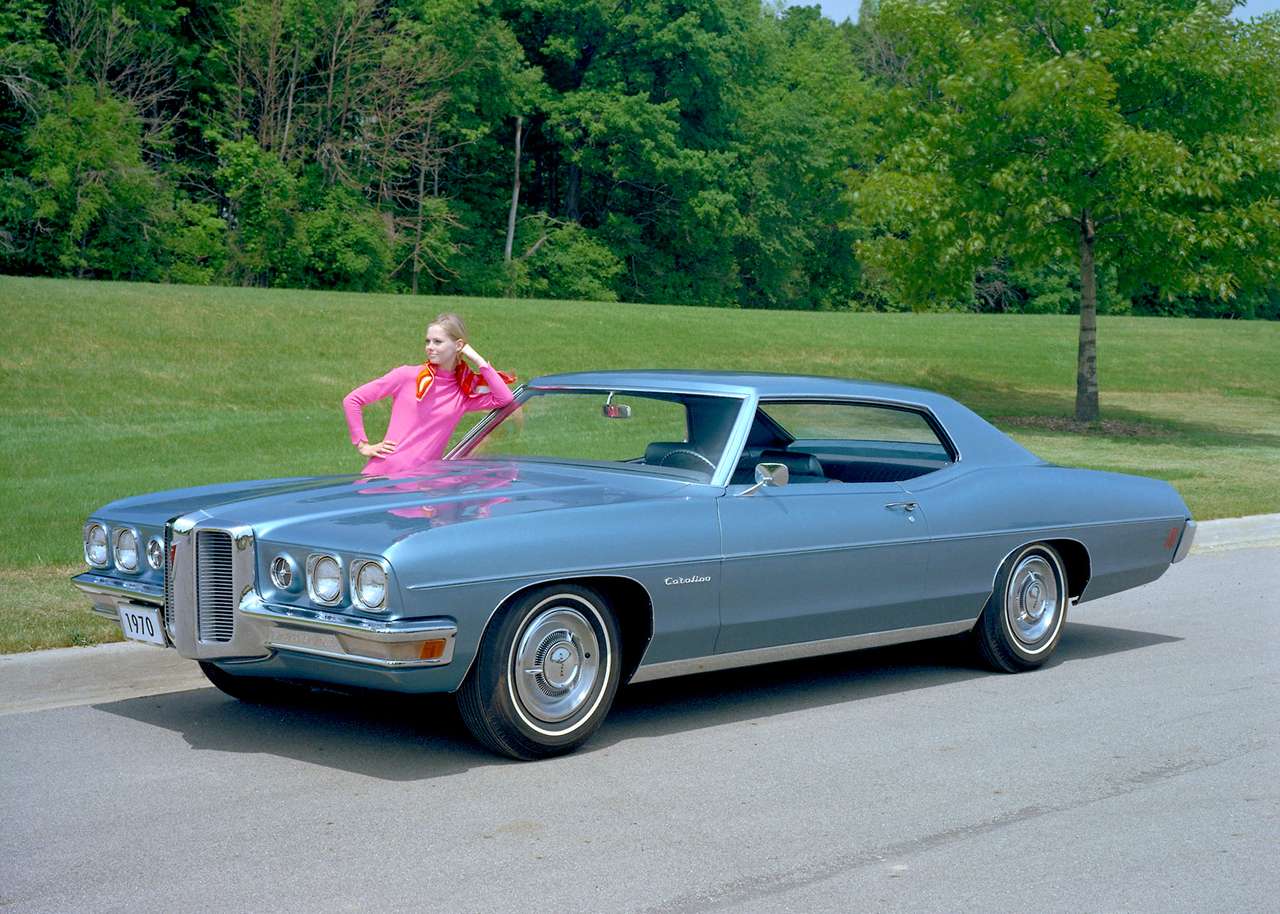 Купе Pontiac Catalina с жесткой крышей 1970 года выпуска пазл онлайн