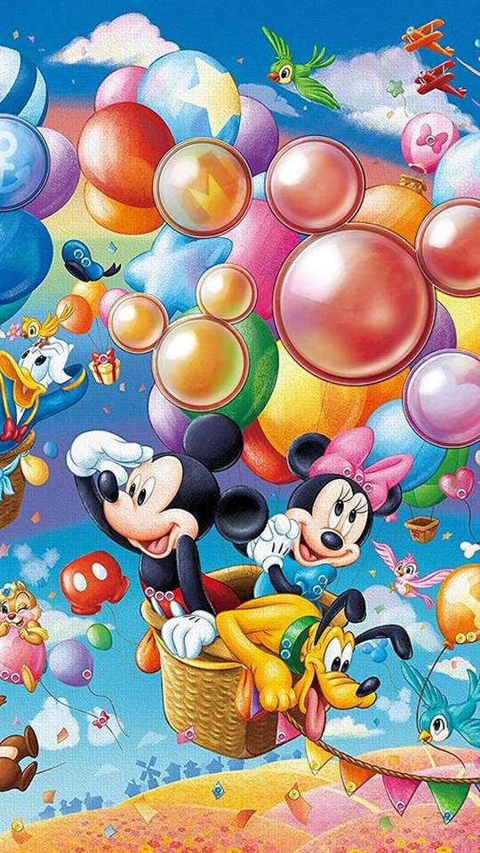 Myš Mickey a Minnie skládačky online