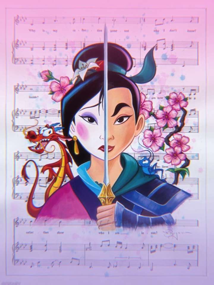 Mulan Disney - online puzzle