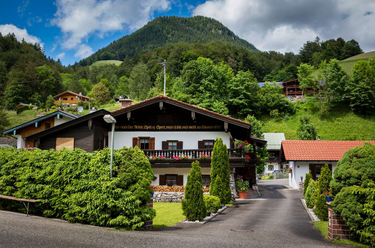 Une maison de vacances en Bavière puzzle en ligne