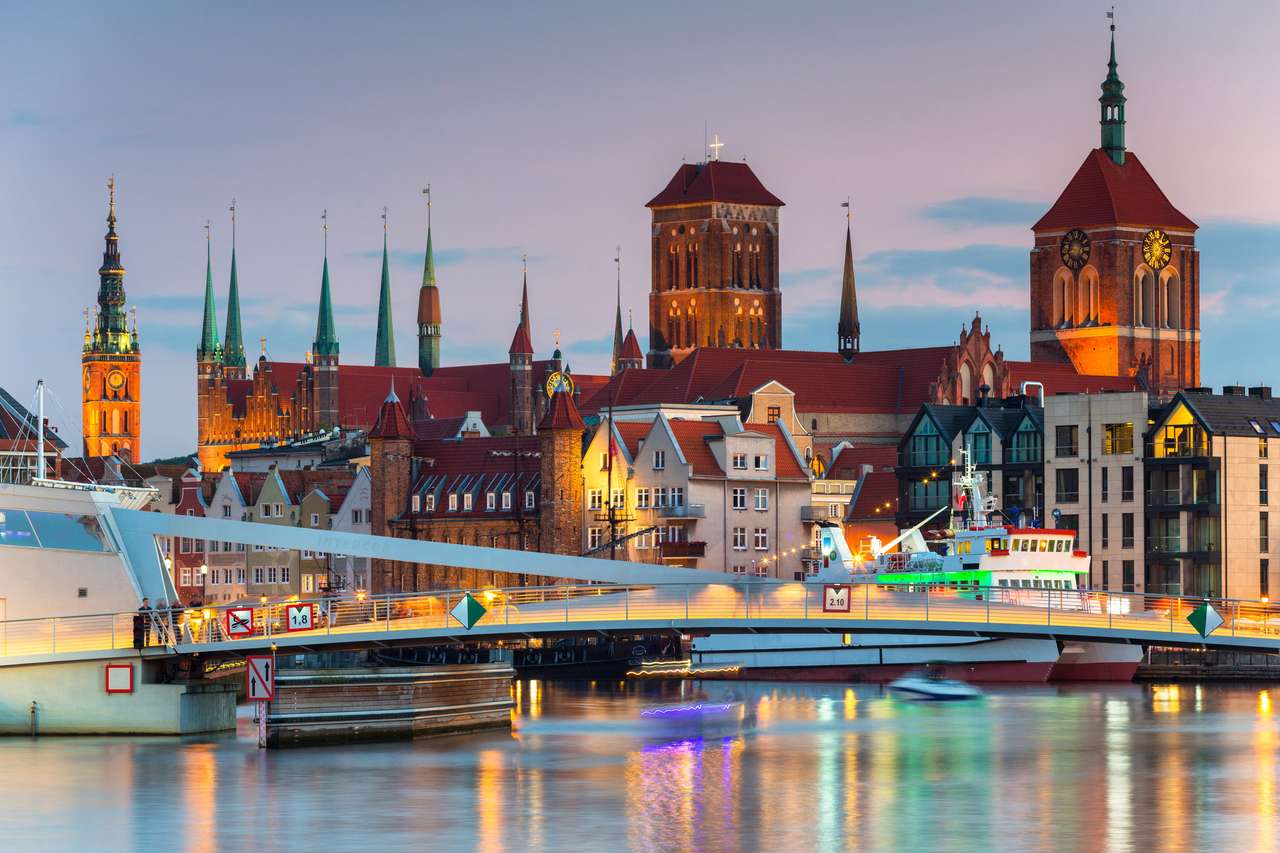 Gamla stan i Gdansk pussel på nätet