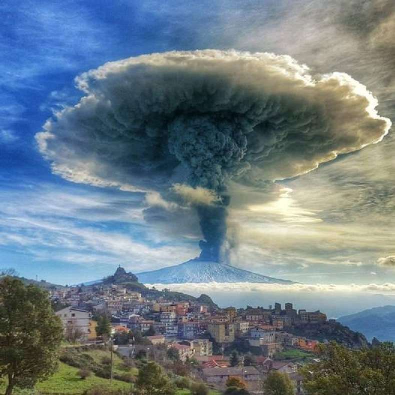 Itálie. Etna. online puzzle