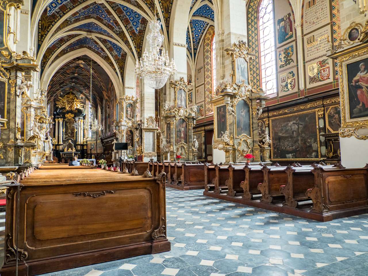 Kathedraal Basiliek in Sandomierz legpuzzel online