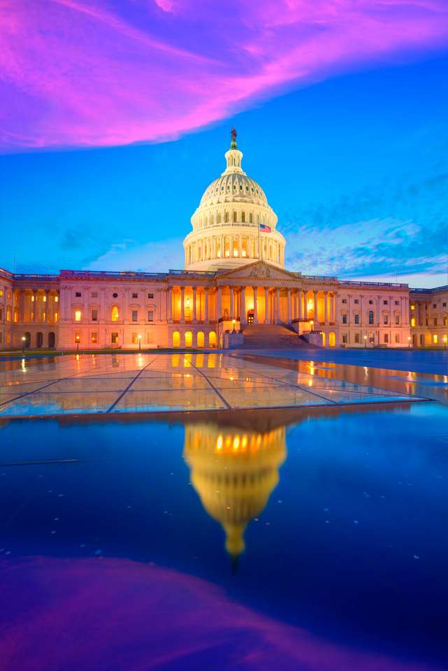 Капитолий Вашингтон, округ Колумбия пазл онлайн
