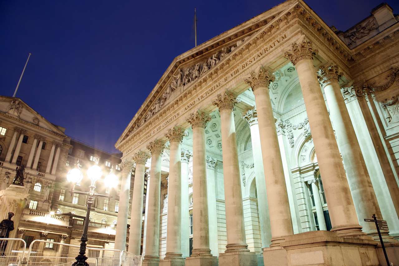 La Royal Stock Exchange, Londres rompecabezas en línea