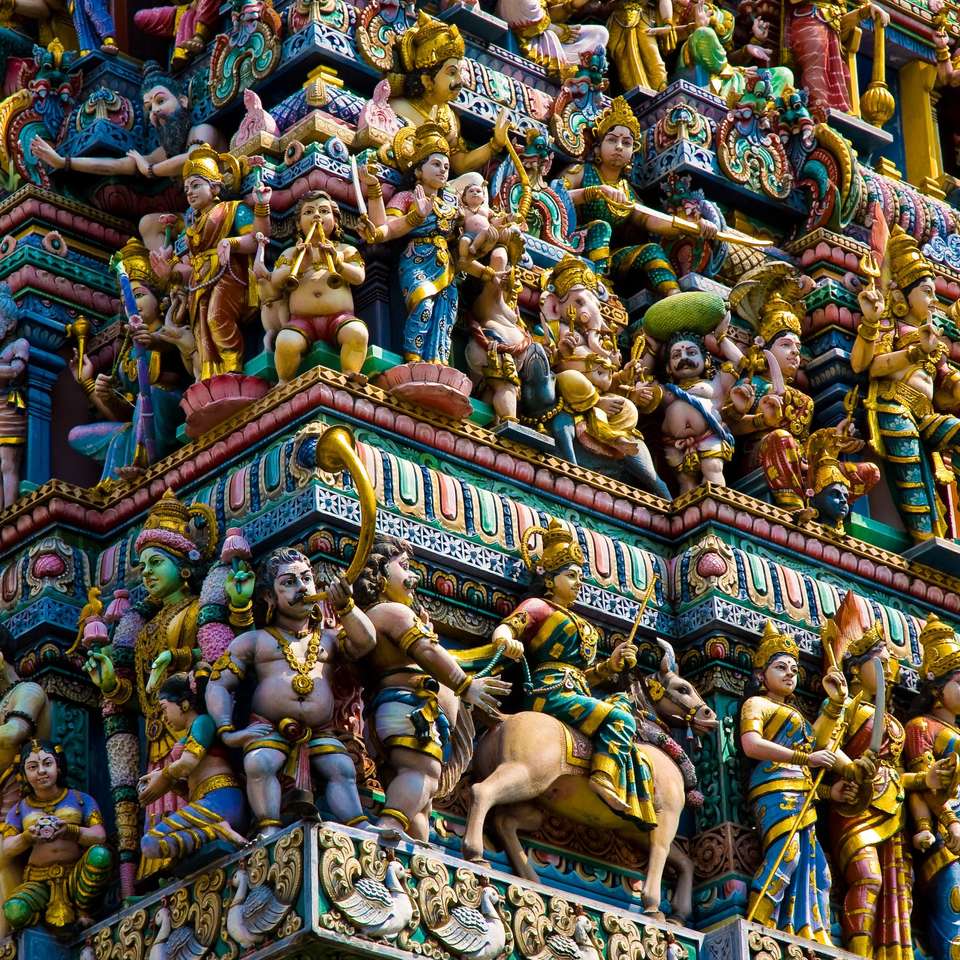 індуїстський храм в Сінгапурі пазл онлайн
